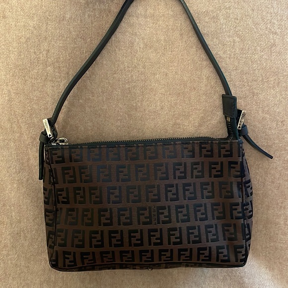 Fendi 'Zucchino Pochette' Shoulder Bag